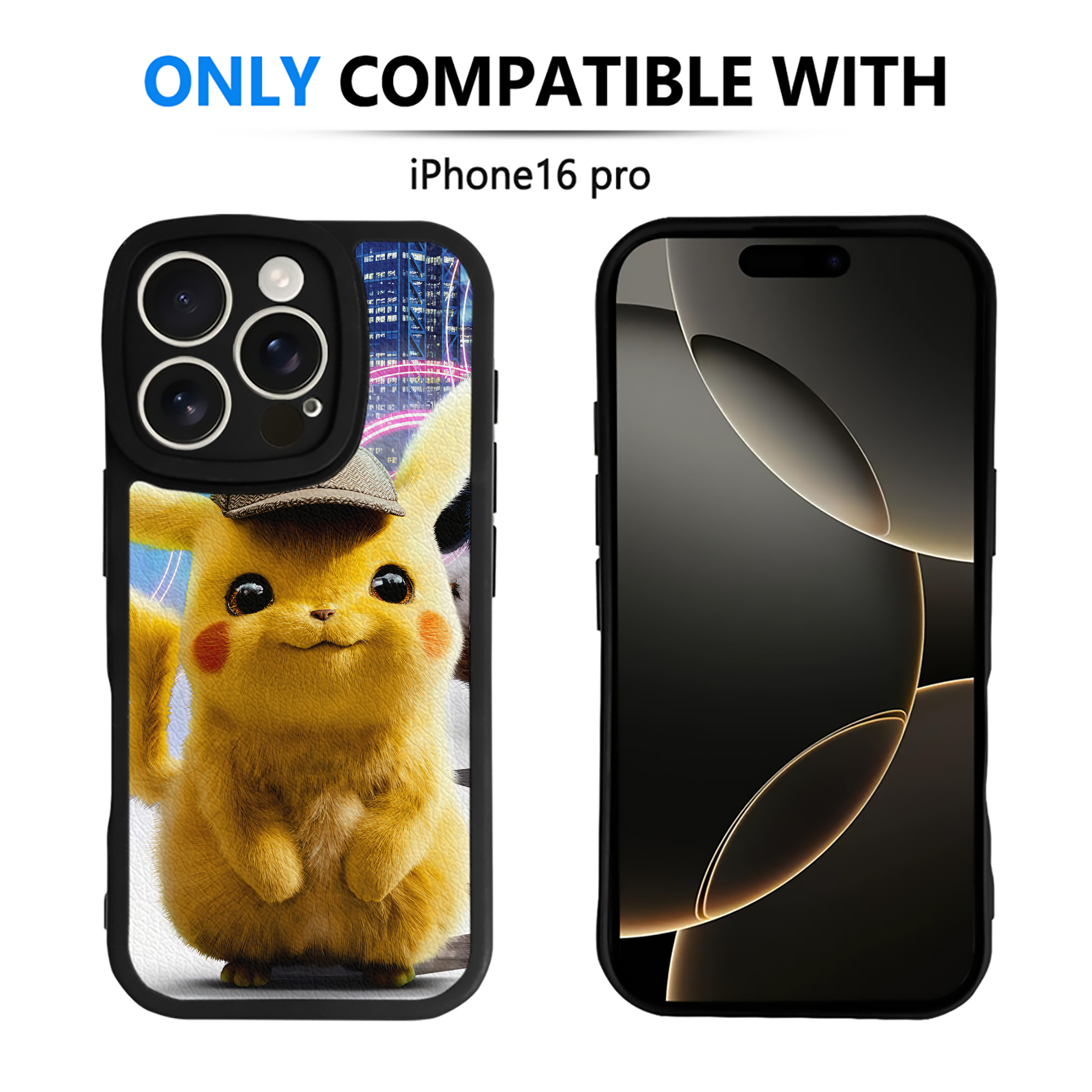 （画像用） ポケットモンスター Pokémon 【iPhone 16シリーズ対応】シリコンスマホケース（レザー調） 材質：シリコン